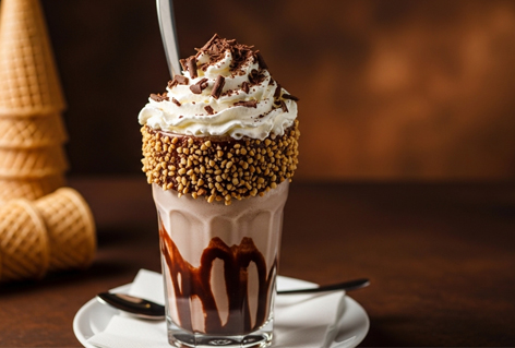 Nutella Ice Cream Shake